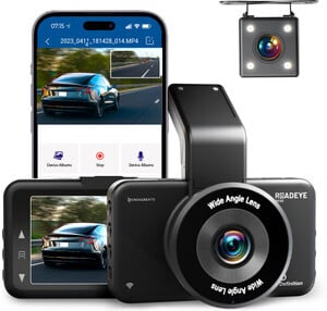 CrossBeats RoadEye DC02 2K Dual Dashcam with Night Vision & ADAS