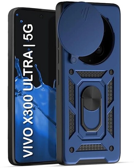 Click to enlarge Price error - kiaro Back Cover for VIVO X300 ULTRA (Blue, Magnetic Case, Polyca...more