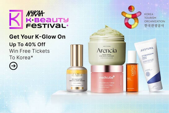 Nykaa K-Beauty Festival – Upto 40% Off + Win Free Tickets to Korea
