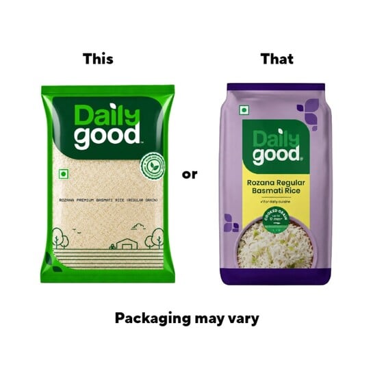Daily Good Rozana Regular Basmati Rice | Medium Grain