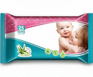 Dakkiduf Soft & Thick Baby Wipes 25 Pcs