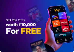 Cash Karo deal 100% cash back on ott plans for new users of VZY Platform