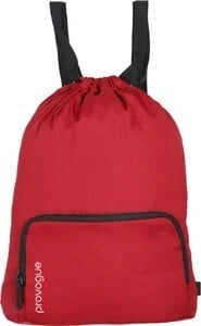 PROVOGUE Small 15 L Drawstring Backpack for Gym, Sports, Travel & College (Red)