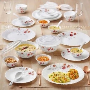 Larah by Borosil Pack of 34 Opalware 34 N D/SET ROSALIE GALAXY Di...more