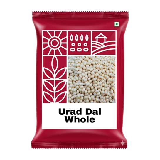 Click to enlarge White Urad Dal (Whole) (2 kg)-select locations