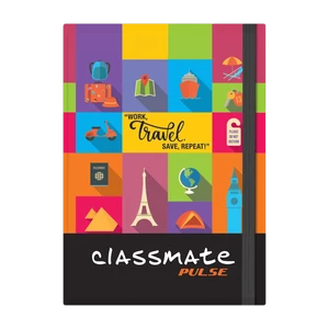 Classmate Pulse Flexi Planner Hard Cover 80 GSM: A5 Journal Unrul...more