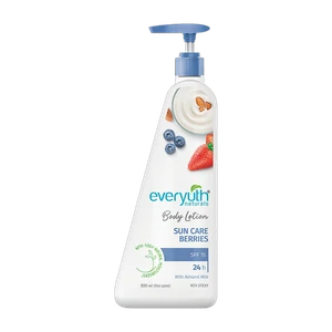 Everyuth Naturals Body Lotion with Sun Care BerriesSPF 15 24 hr Moisturization Non-sticky (500 ml)