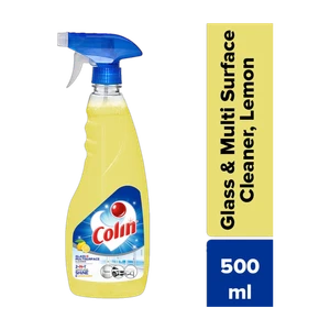 Colin Glass and Surface Cleaner Liquid Spray, Lemon Burst (500 ml...more