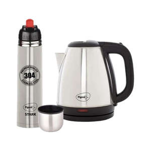 Pigeon 1.5 L Kettle With 1000 ml Stark Flask 1000 ml Stainless