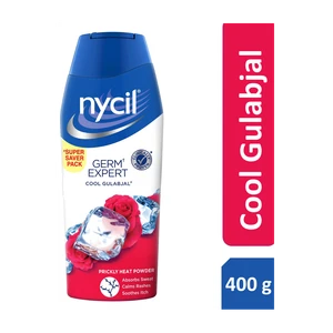 NYCIL Germ Expert Cool Gulabjal Prickly Heat & Cooling (400 g)