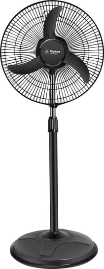 Flipkart SmartBuy FALCON | High Speed | Economy | Metal Body with 2 Year Warranty Ultra High Speed 400 mm Pedestal Fan (Black | Pack of 1)