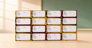 Check out PRATIKA CRAFT Coloured Border Name Slip (Pack of 32) on Instamart: