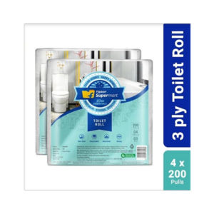Flipkart Supermart Home Essentials Toilet Paper Roll (3 Ply, 200 Sheets)