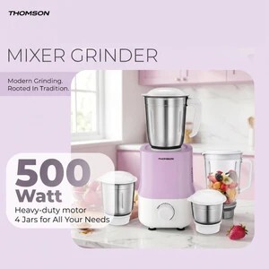 Thomson FreshMix 500 W Mixer Grinder (FreshMix | 4 Jars | Pearl W...more