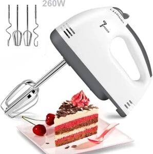 Unique Impex by Akwish Hand Mixer for Ice-Cream,Egg Cake/Cream Mix, Egg Bitter,Cake maker,Butter Milk Maker,Lassi mixer/cake machine 260 W Hand Blender, Electric Whisk