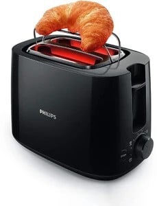 PHILIPS HD2583/90 600 W Pop Up Toaster (Black)