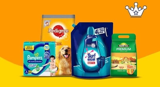Amazon Daily Essentials - GET UP TO ₹300 BACK 3% offer, Min order: ₹100