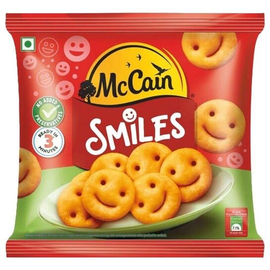 McCain Smiles 415 g at 68% off in Jiomart