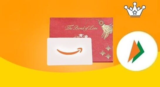 Amazon Gift Card - GET UP TO ₹150 BACK 3% offer, Min order: ₹500