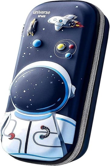 Okean 3D Astronaut Theme Pencil Case | Large Capacity | EVA Material | Students Kids | Multicolor
