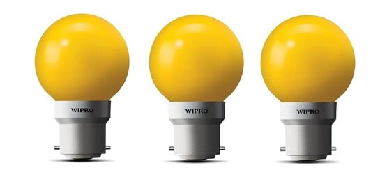 wipro 0.5W LED Lamp, Pack of 3, (N10003)