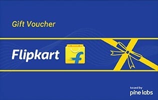 Flat 20% Off on Flipkart E- Gift Card | Only for new users - UPI. Use code: FK20.