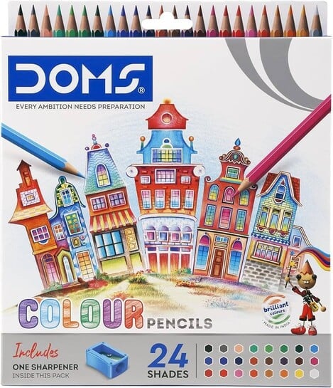 DOMS Fsc 24 Shades Colour Pencil