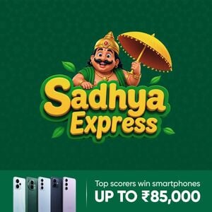 Swiggy - Sadhya Express | Chance to win smartphones and ₹150 off on ₹499 coupon (Only on Kerala pincodes)