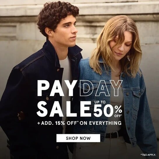 PAY DAY SALE | Upto 50% OFF | Add 15% Off*