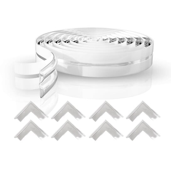 Lifelong Foam Cuppy Baby Safety & Protection Kit 2 in 1 | Long Safety Strip & 8 Large Corner Guards | Drawer Safety, Child Safety, Baby Proofing, Kids Safety Products, Edge Protection, Cabin...