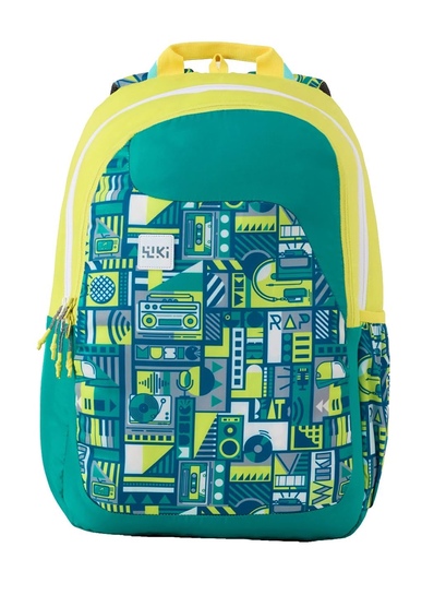 Wildcraft Wiki 1 Laptop Backpack 30L | 15.6 Inch | Anti-Theft | Multi Compartments | Music Pattern