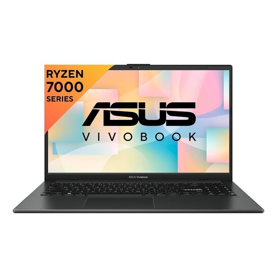 ASUS Vivobook Go 15, AMD Ryzen 5 7520U Thin & Light Laptop(AMD Radeon iGPU/8GB RAM/512GB SSD/FHD/15.6"/60Hz/Windows 11/M365 Basic (1Year)*/Office Home 2024/Mixed Black/1.63 Kg) E1504FA-NJ133WS