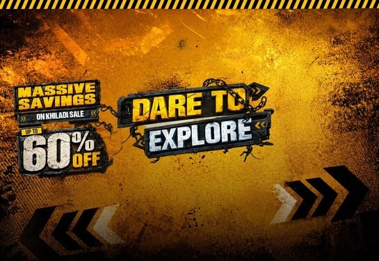 Woodland Massive savings on Khiladi Sale - Up to 60% Off