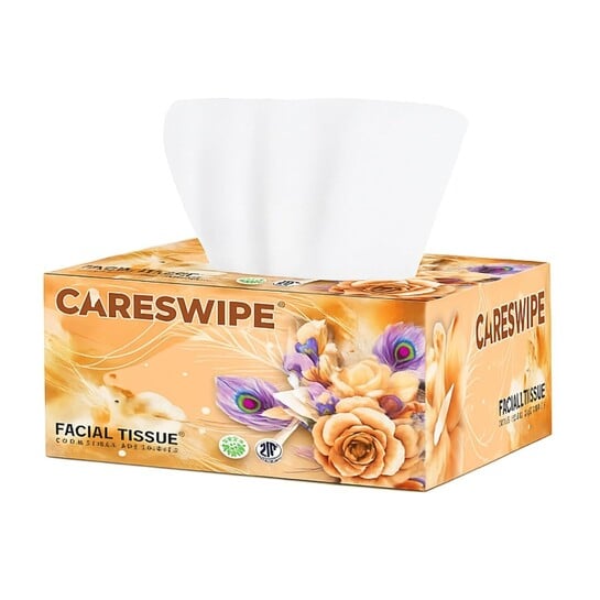 Careswipe Soft Facial Tissue Papers -100 Pulls 200 sheets [location specific]