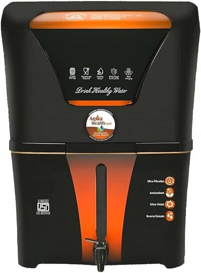 AQUA HEALTH CARE 10-Stage Copper RO+UV+UF Water Purifier (12L) @ ₹4,999 Only (MRP ₹25,000)