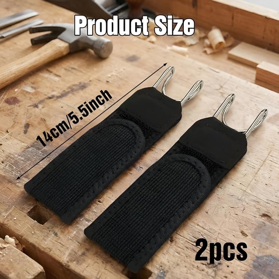 P SEVEN Buckle Free Elastic Belt 2 Pcs | Metal Hook | Jeans Pants Trousers | Men Women
