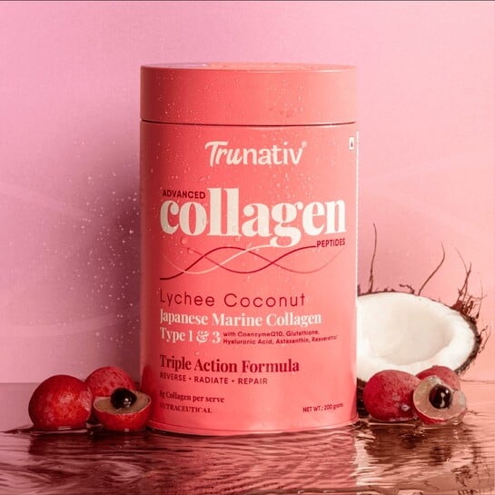 Trunativ 8g Hydrolyzed Marine Collagen Peptides for Skin Elasticity & Hydration