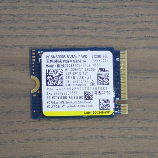 PC SN5000S 512GB SSD M.2 2230 30mm NVMe PCIe 4.0 Gen 4 x 4 SDEPTSJ-512G-1012 Internal Solid State Drive (SSD) - Stream Deck, Laptop & Desktop Compatible (OEM New)