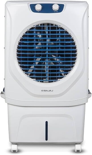 Bajaj Shield Series Velar 70L Desert Air Cooler for Home|Anti-Bacterial Honeycomb Cooling Pad|Inverter Ready|White