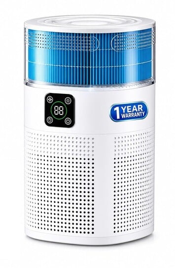 Docoss 2 in 1 Air Purifier & Humidifier for Home & Office with Digital Display