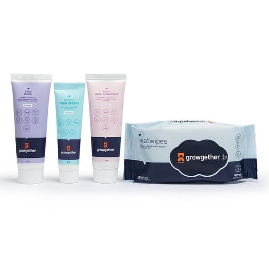 Growgether Baby Travel Skin Care Essentials Kit