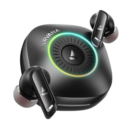 [Apply ₹400 Coupon] boAt Nirvana Crown TWS Earbuds | 50dB ANC, Spatial Audio, Haptic Feedback, 6-Mic ENx