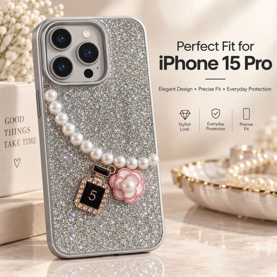 Click to enlarge Premium Design for Girl iPhone 15 Pro cover @ Just ₹380