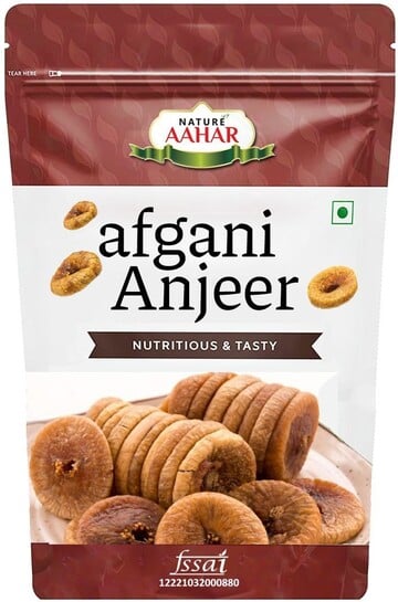Click to enlarge Nature Aahar premium Afghani anjeer( dried figs) 1kg Figs (1 x 1000 g)