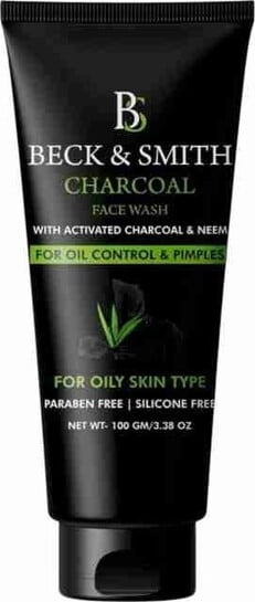 BECK AND SMITH charcoal neem deep cleansing anti bacterial oil control tan removal men women Face Wash (100 g)