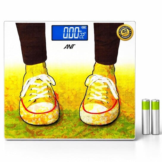 ANT Esports Flora Sports Digital Weighing Scale for Body Weight, 180kg Capacity