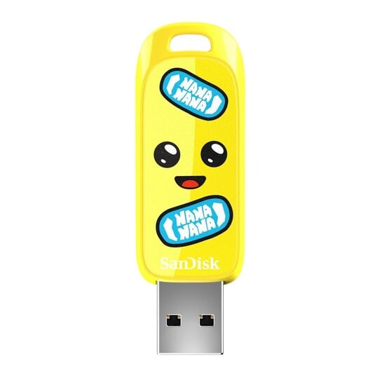 SanDisk Peely Edition USB - Fortnite, 64GB, Up to 130MB/s, 5Y Warranty