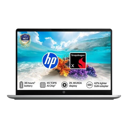 Click to enlarge HP Omnibook 3, Snapdragon X Processor 45 Tops (16GB LPDDR5x,512GB SSD) 2K WUXGA, 14''/35.6cm