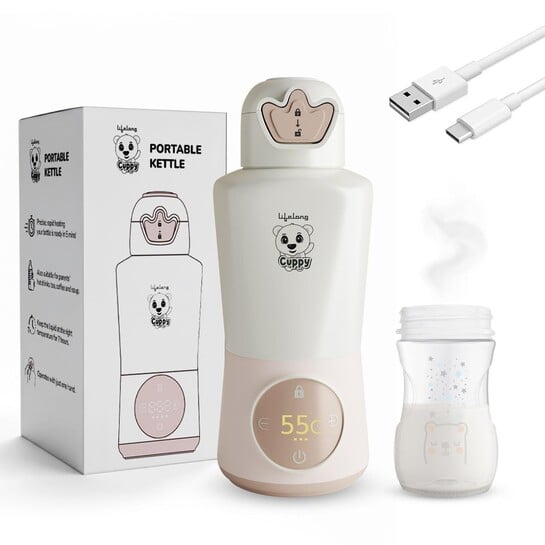 Electronic Rechargrable Heat Bottle for Milk or water warming
