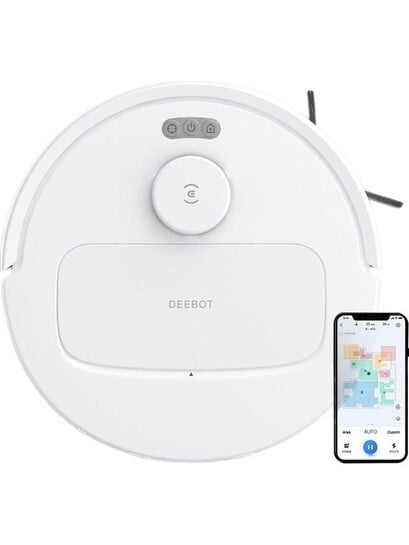 ECOVACS DEEBOT N30 White 2 in 1 Robot Vacuum Cleaner